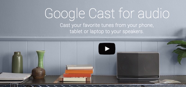 Google Cast for Audio with LG