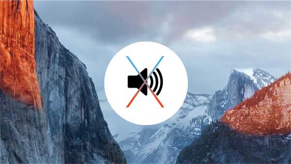 Mac OS X El Capitan speaker off