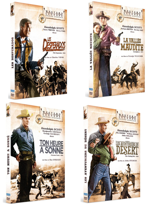 DVD Westerns Randolph Scott