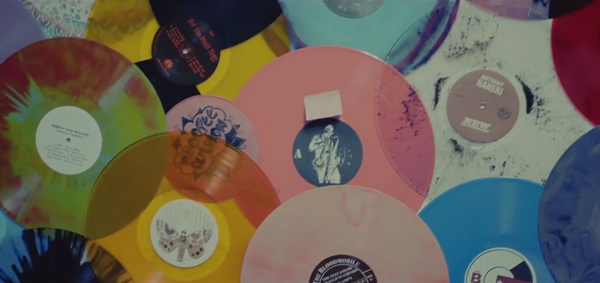 Gotta groove records vinyle couleur motif phono platine artisanat