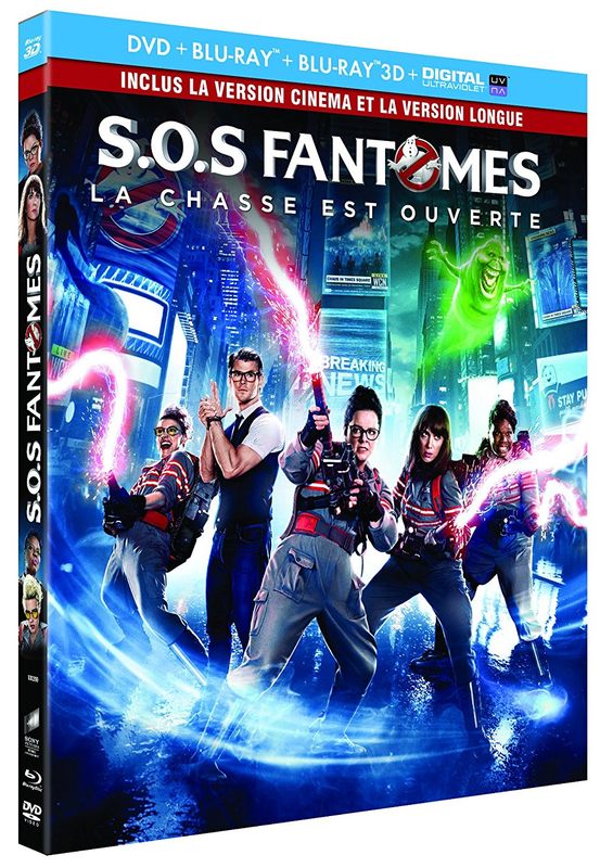 Blu ray SOS fantômes 2016 3D