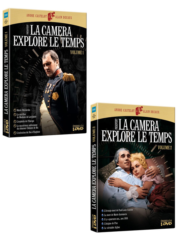 DVD La Caméra explore le temps volume1et2
