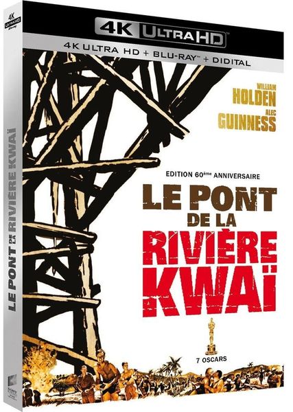 Blu ray Le Pont de la riviere Kwai 4K