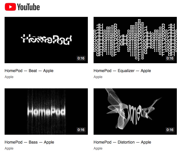 Apple Homepod teasing Youtube