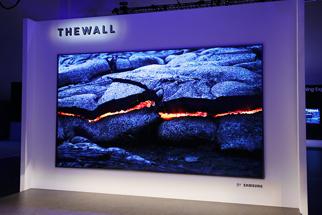 Des écrans géants sur mesure avec les panneaux modulables Samsung microLED