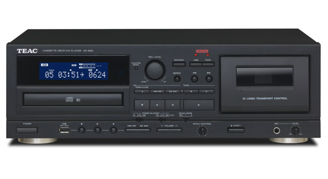 Teac CD AD-850 : un combo lecteur-enregistreur de CD et K7 audio