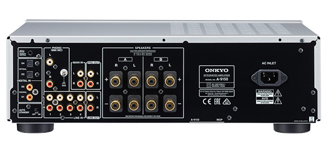 onkyo A 9150 rear