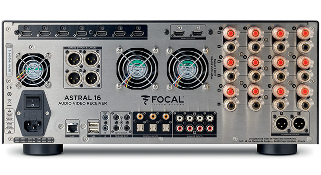 Focal Astral 16 connexions