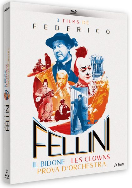 Blu ray Coffret 3 films Fellini
