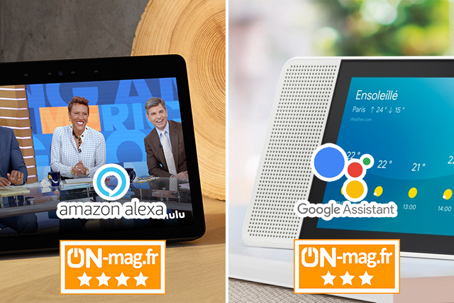 Match Amazon Echo Show vs Lenovo Smart Display : quel écran vocal et domotique pour la maison ?