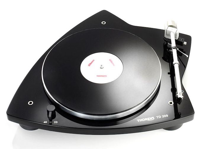 thorens td 209 noir laque