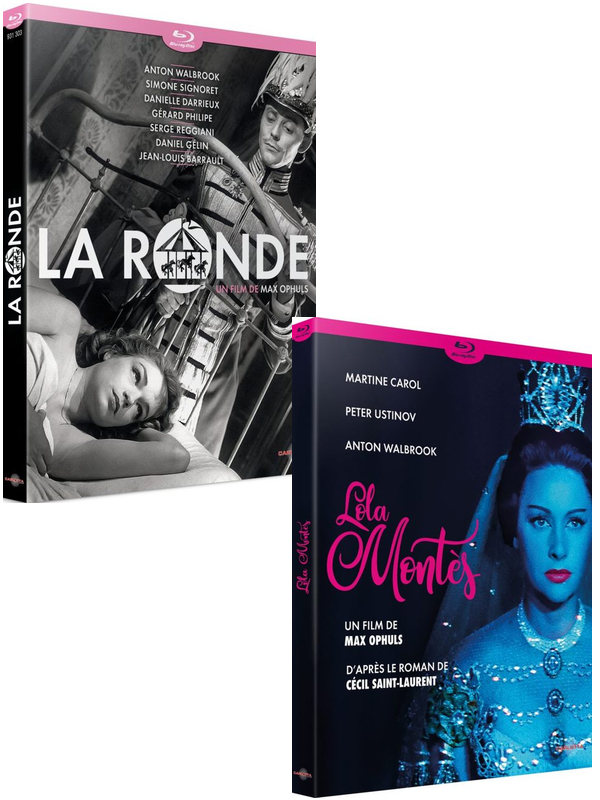Blu ray La Ronde Lola Montes