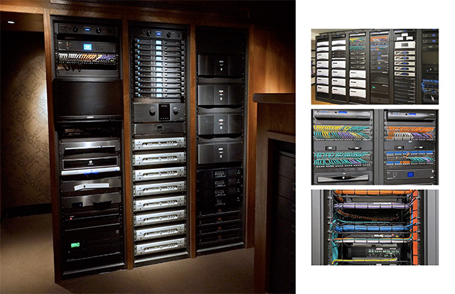 home cinema JBL M2 racks