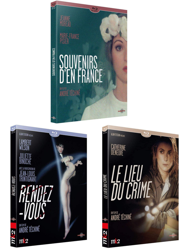 Blu ray 3 Films Andre Techine