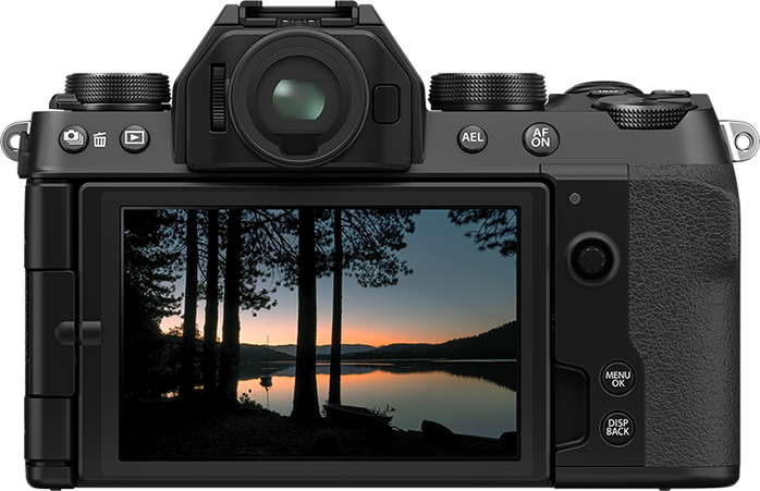 fujifilm x s10 arriere