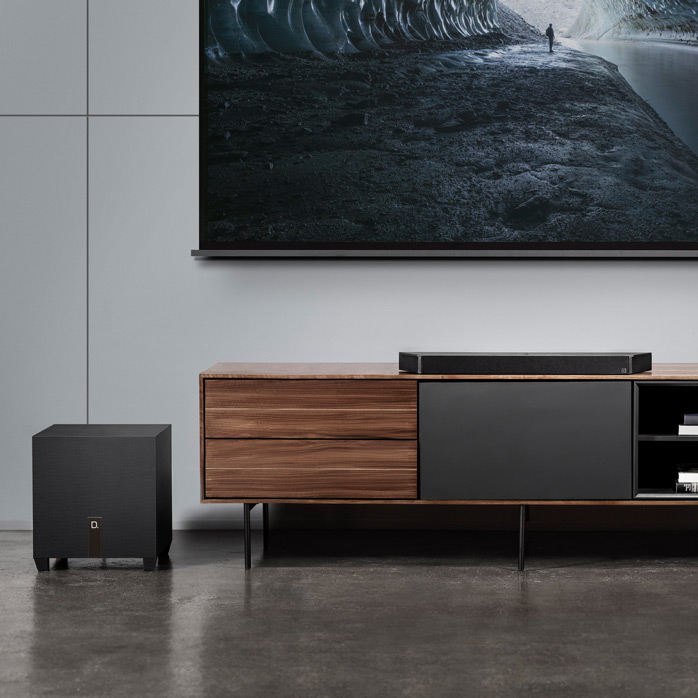 Definitive Technology dévoile une mini barre de son Atmos & DTS: X équipé de l'audio sans fil HEOS