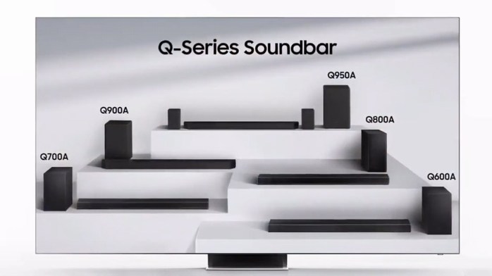 Samsung barre de son 2021 gamme Q600A Q700A Q800A Q900A Q950A