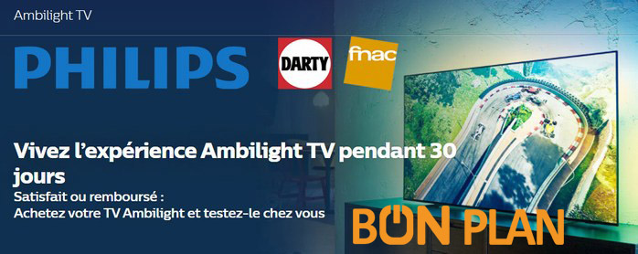 TP Vision operation satisfait rembourse fnac darty bonplan