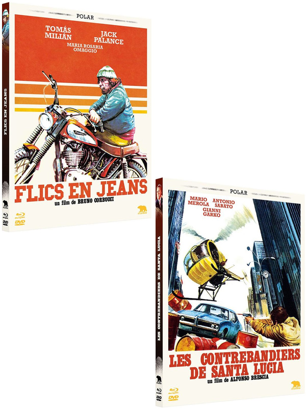 Blu ray Flics en Jeans et Les Contrebandier de Santa Lucia