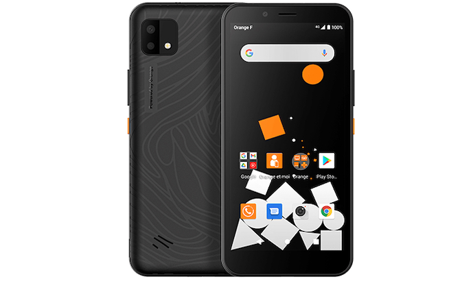 Orange neva leaf smartphone OnMag