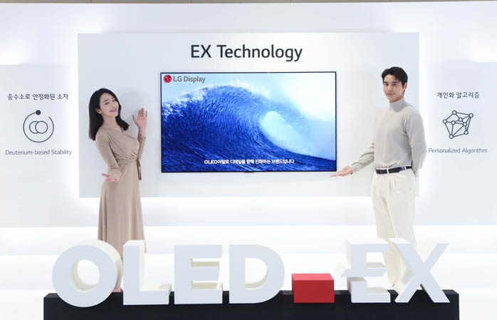 LG display OLED EX technologyOK