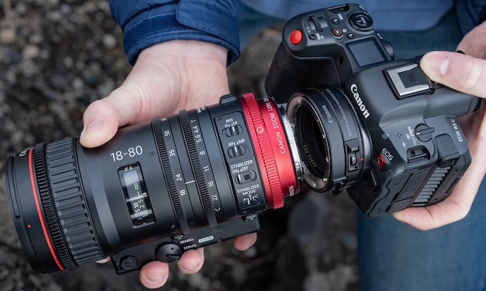 Canon EOSR5C appareil photo video pleinformat 8K 5