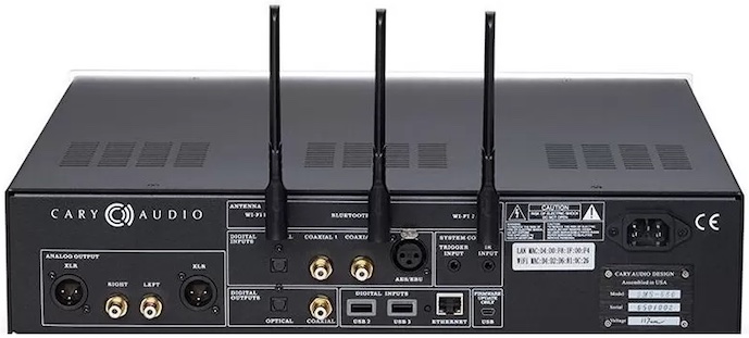 CaryAudio DMS800PV lecteur reseau connectique