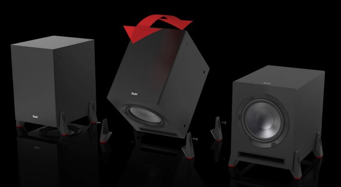 Teufel Cinebar Ultima surround power edition caisson details