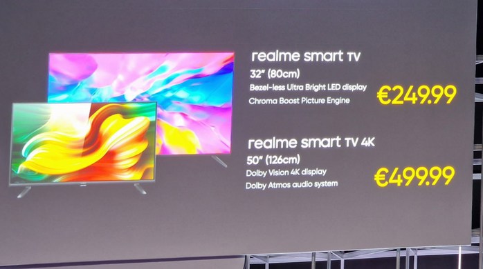 realme Smart tv prix mwc conf