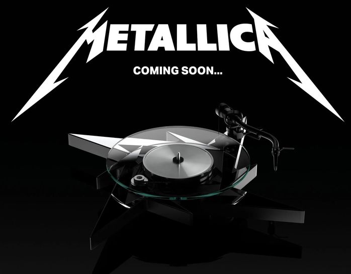 Une platine vinyle Pro-Ject/Metallica en édition limitée pour les fans du légendaire groupe