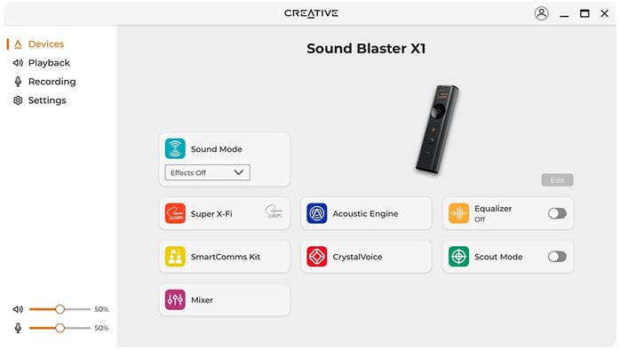 Creative Sound Blaster X1 3