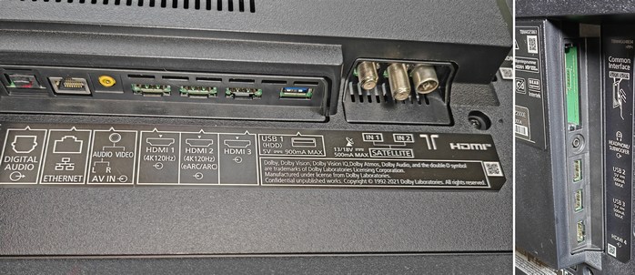 Panasonic Tx 65LZ2000E details on 0007