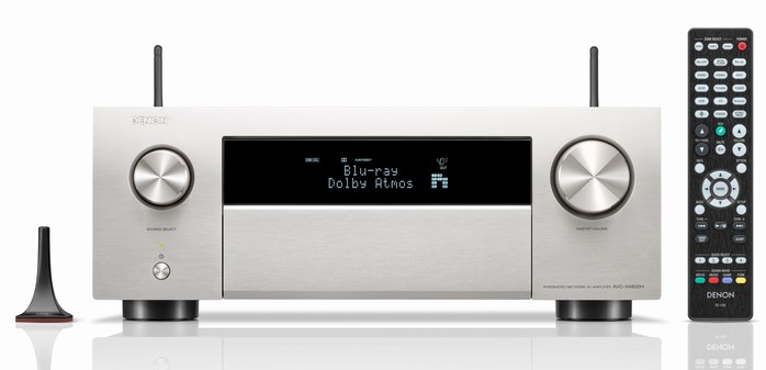 Denon AVC X4800H Silver face telecommande