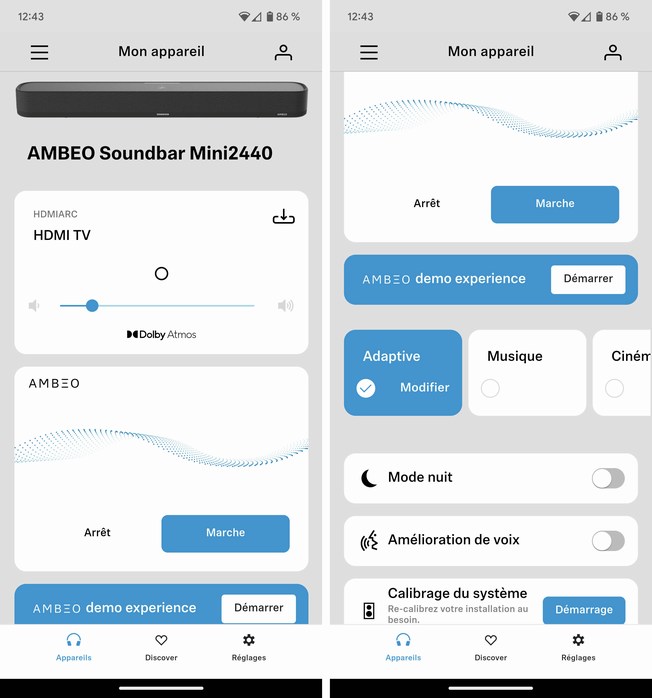 Sennheiser ambeo soundbar mini details app 00