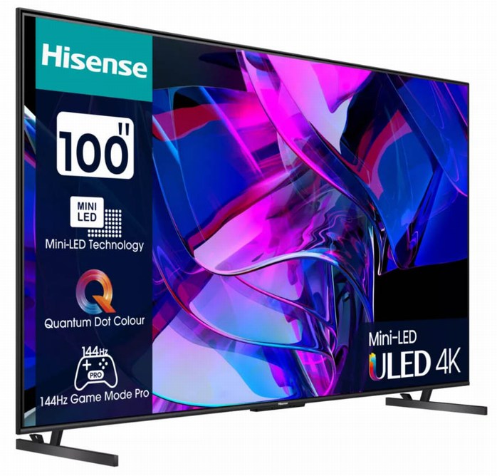Une TV de 100 pouces dans le salon, ça vous dit ? Voici la proposition de  Hisense avec la série U7KQ