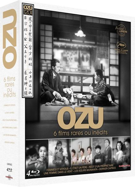 Blu ray Coffret Ozu 6 films rares