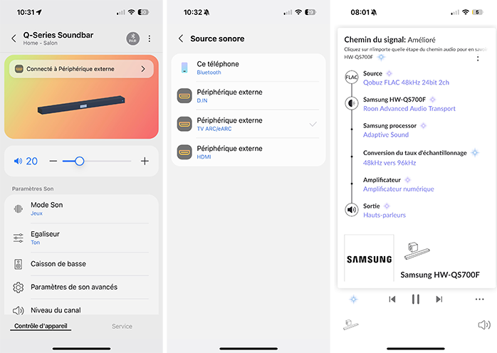 samsung QS710F 09 app menus