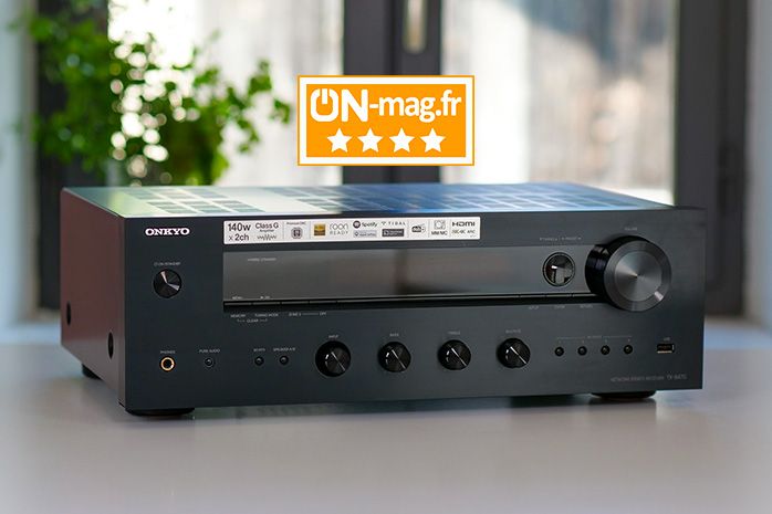 Test Onkyo TX-8470 : un ampli Hifi connecté, abordable et d'une polyvalence extrême