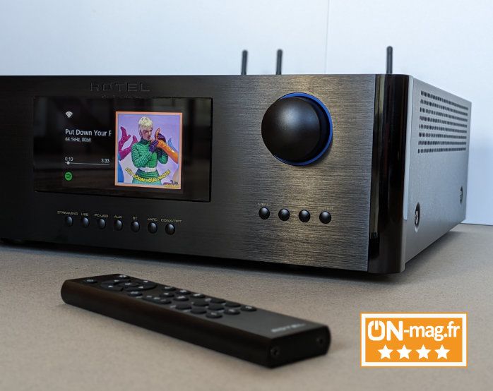 Test ampli-streamer Hifi Rotel RAS-5000 par ON-mag